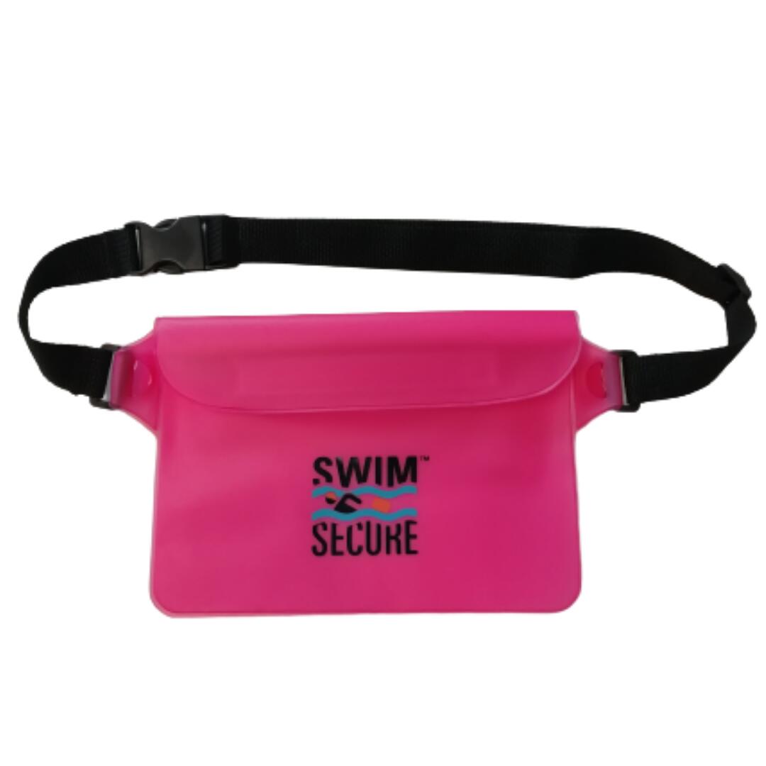 Waterproof Bum Bag - Pink 1/2