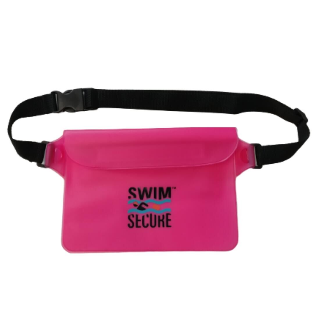 SWIM SECURE Waterproof Bum Bag - Pink