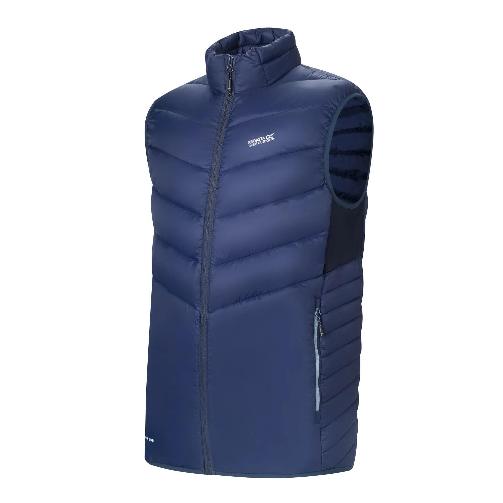 Gilet ibrido da uomo in pelle 8/10