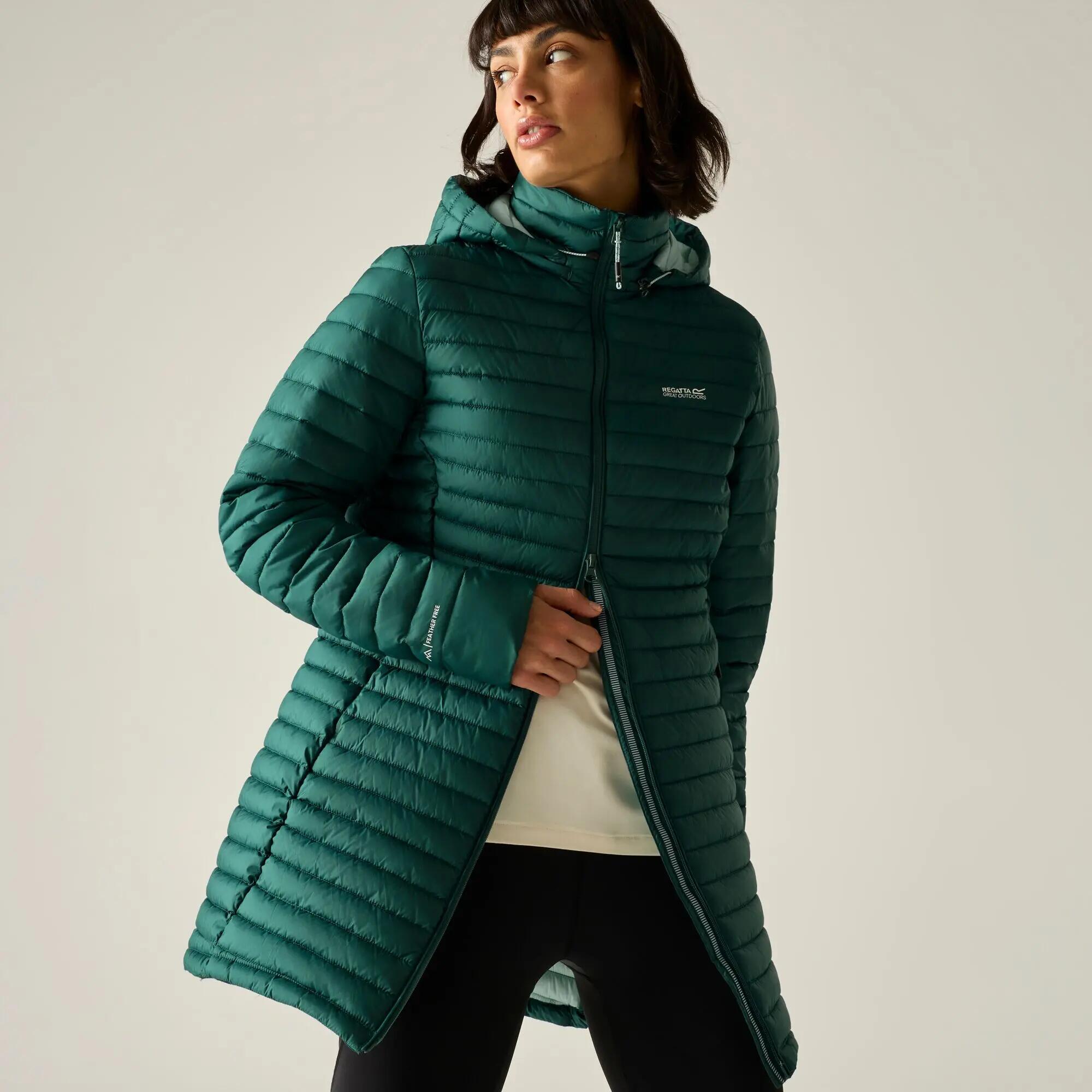 Chaqueta acolchada Selenar larga de mujer 7/15