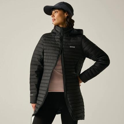Veste Selenar longue longueur rembourrée pour femmes