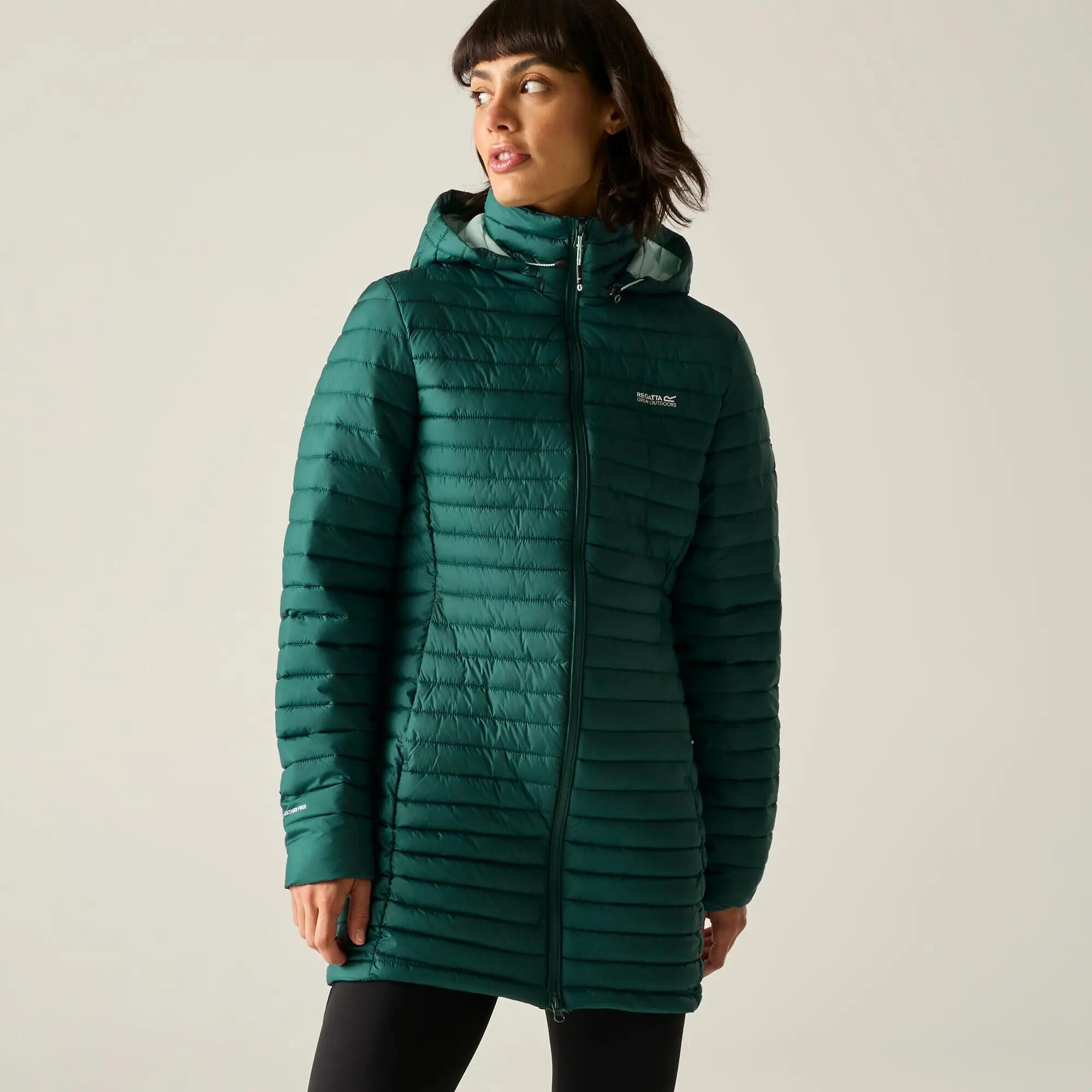 Chaqueta acolchada Selenar larga de mujer 12/15