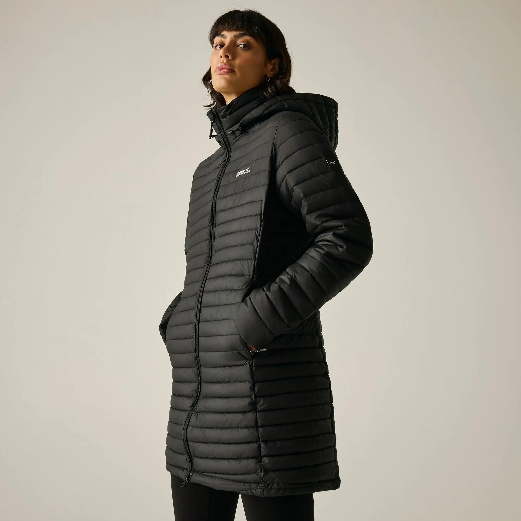 Veste Selenar longue longueur rembourrée pour femmes 5/14