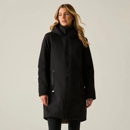 Damen Marron wasserdichte isolierte Jacke