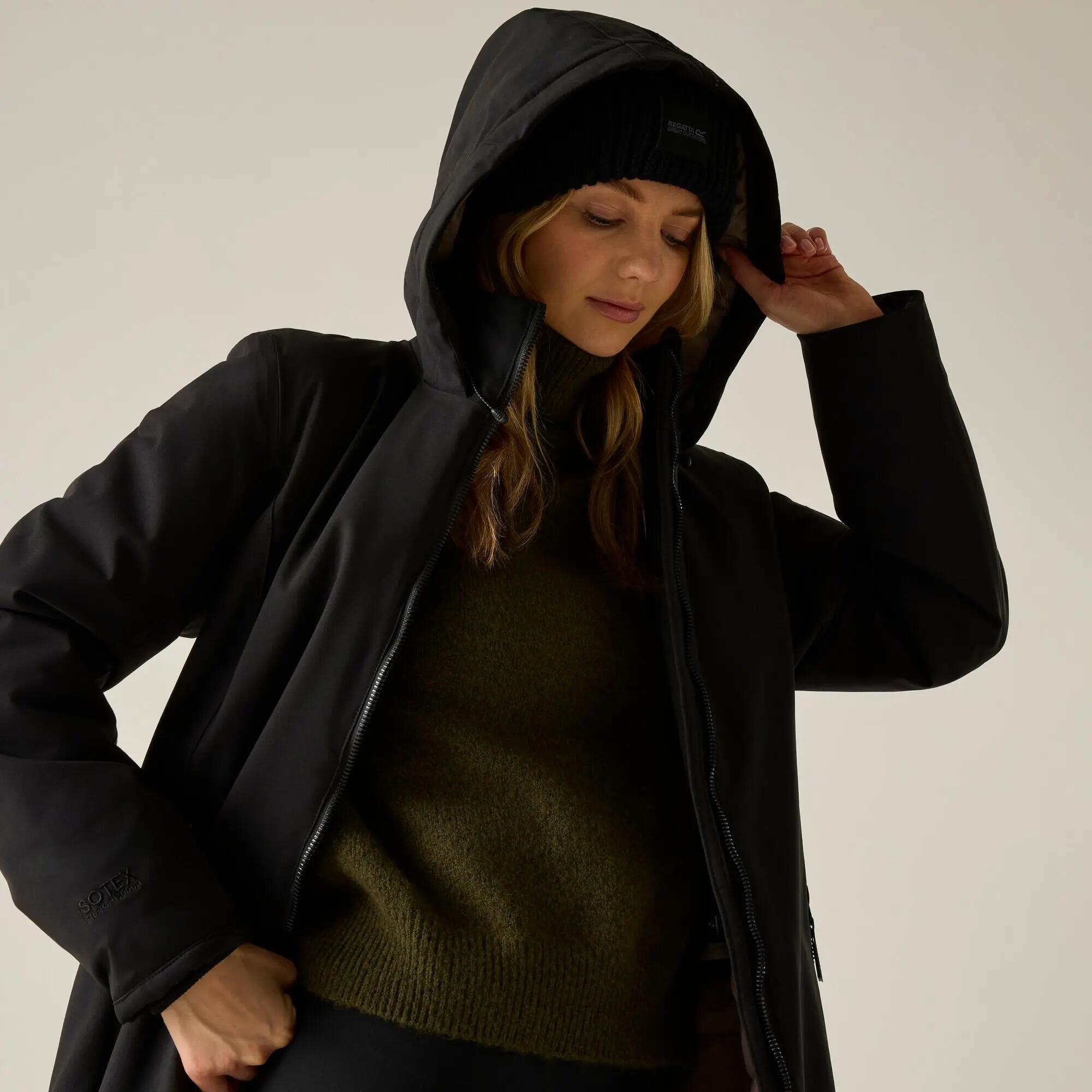 Damen Marron wasserdichte isolierte Jacke 9/14