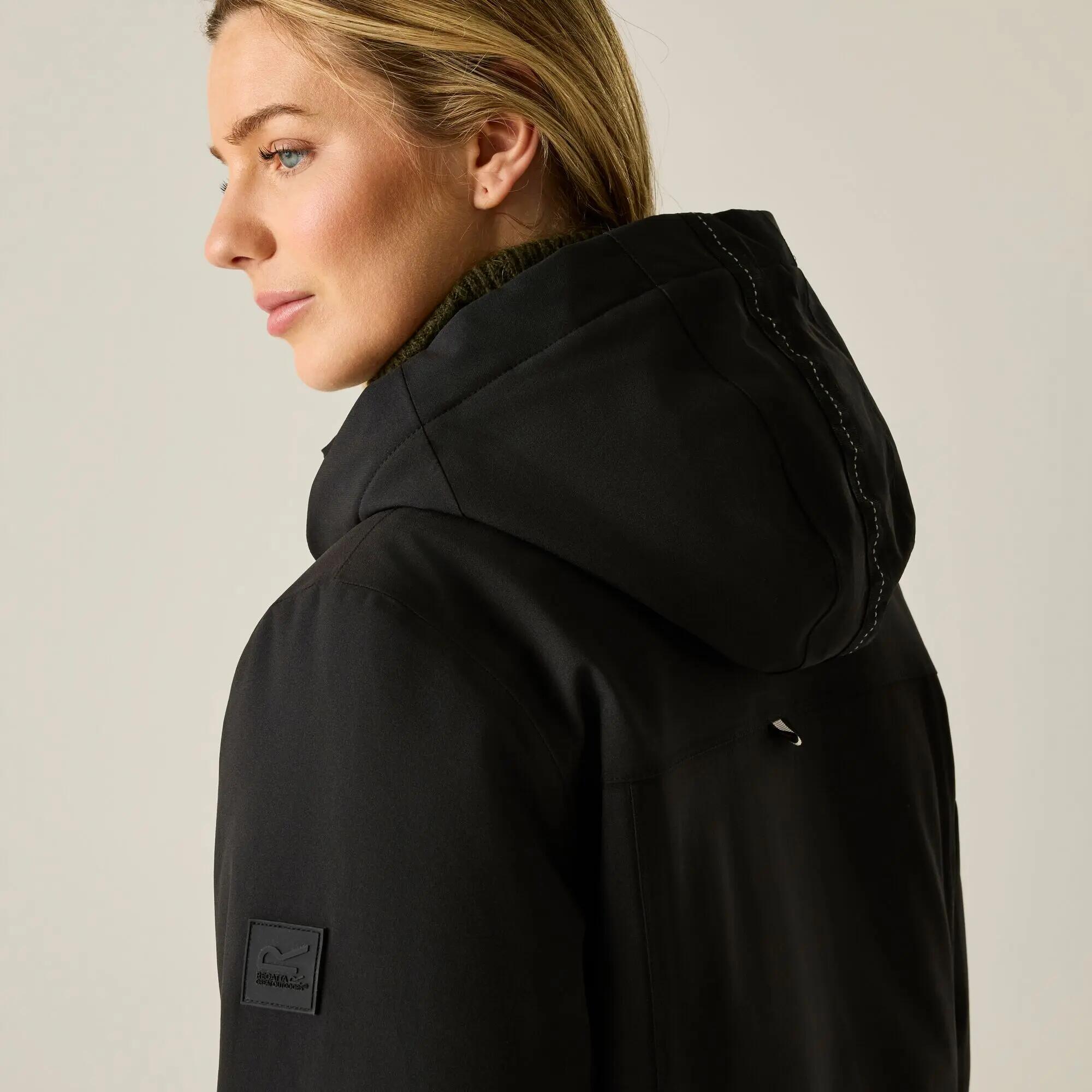 Damen Marron wasserdichte isolierte Jacke 8/14