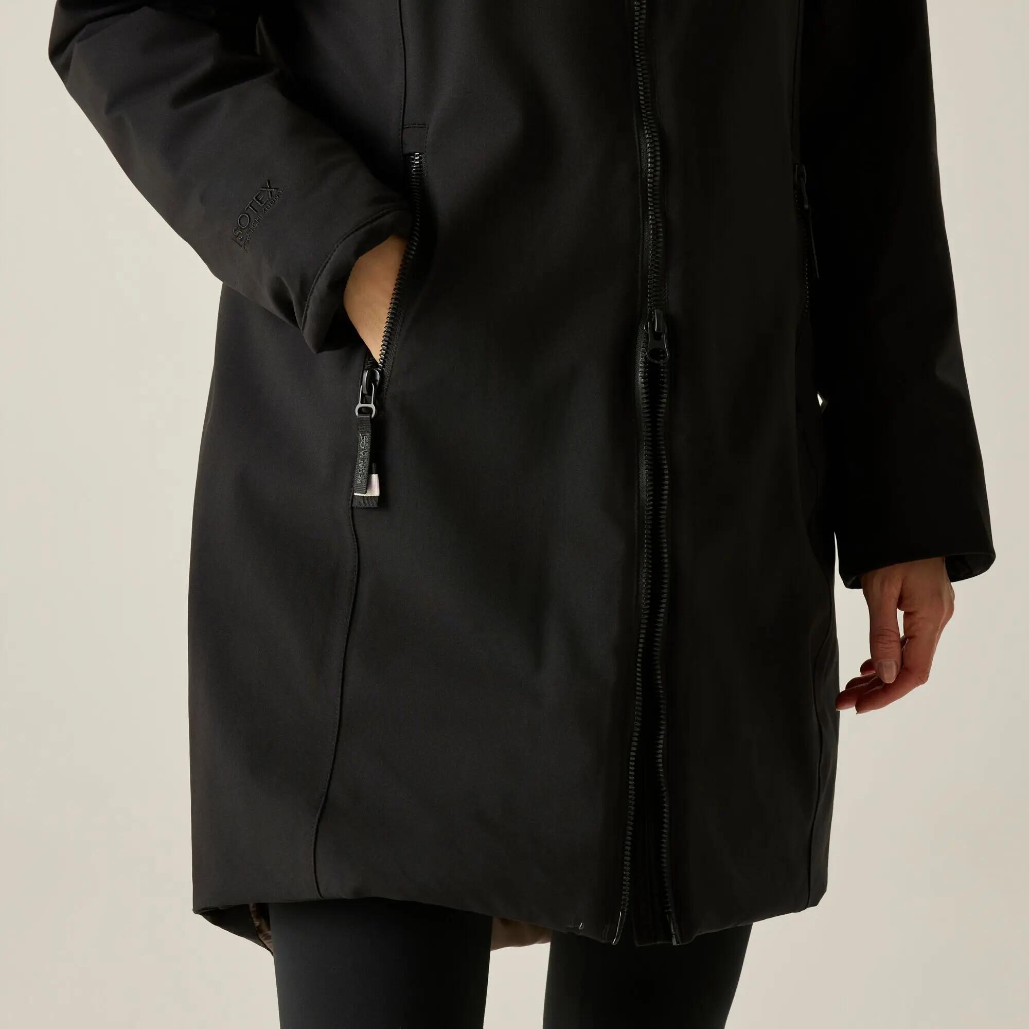 Damen Marron wasserdichte isolierte Jacke 6/14