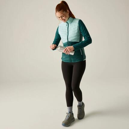 Dames Leedre Hybrid Bodywarmer