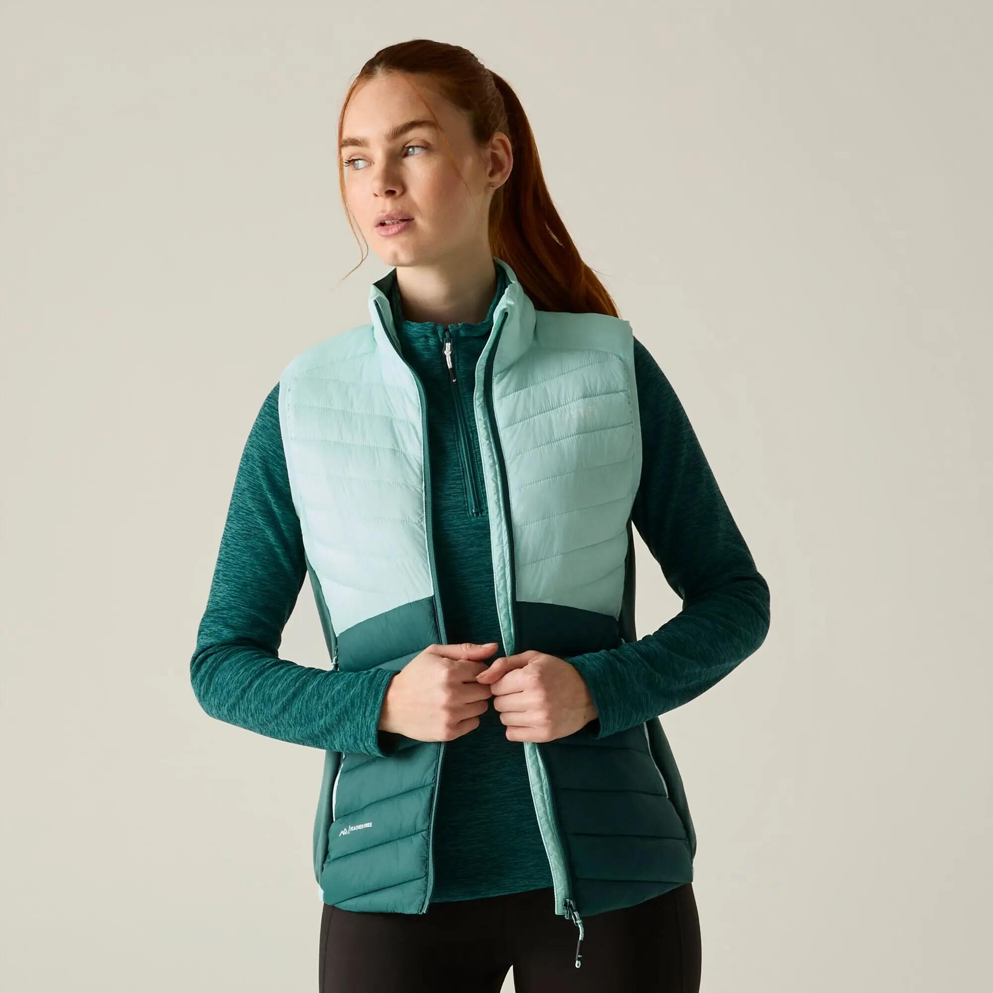 Dames Leedre Hybrid Bodywarmer 2/10