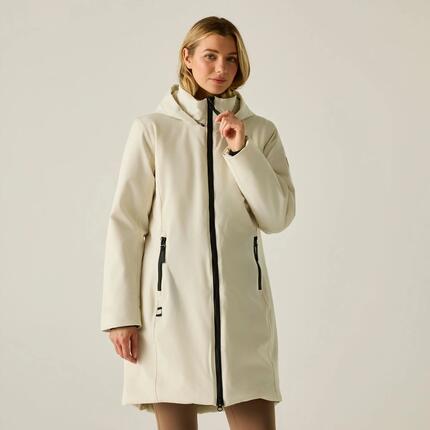 Damen Marron wasserdichte isolierte Jacke