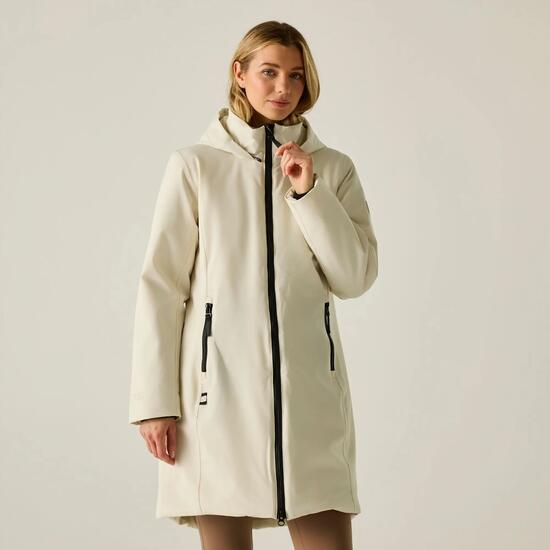 Damen Marron wasserdichte isolierte Jacke