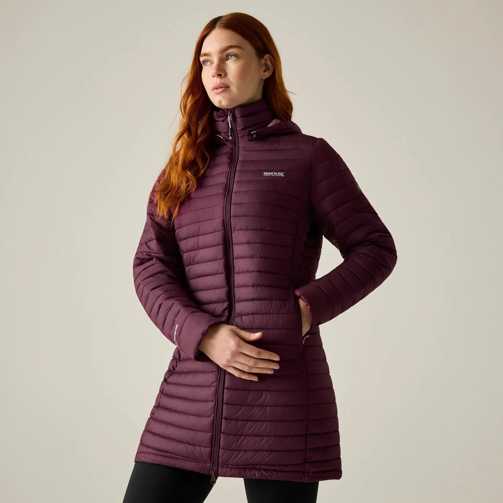 Chaqueta acolchada Selenar larga de mujer 4/14