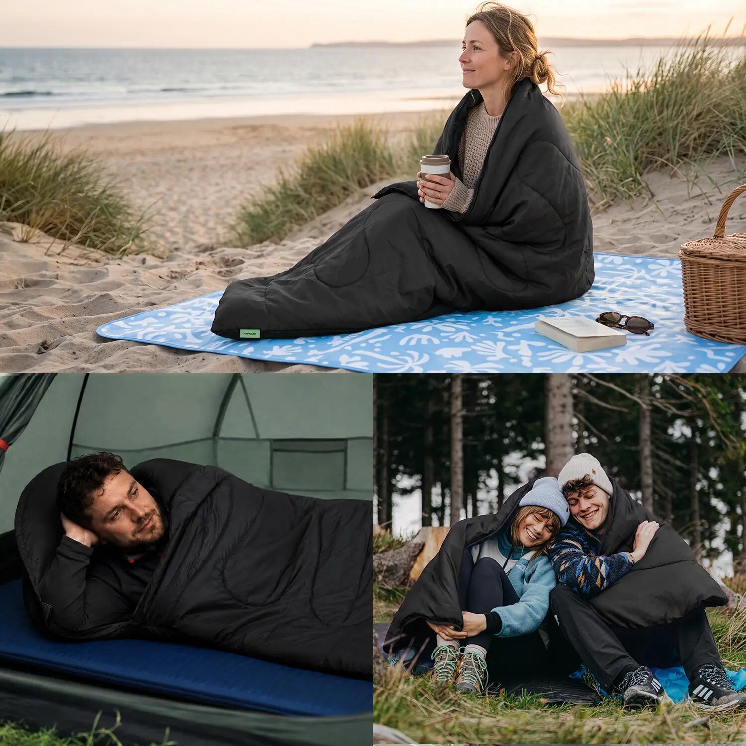 Śpiwór wiosenno-letni typu koperta Spokey Cozy Plus 5/15