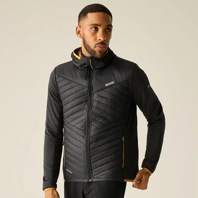 Heren andreson marl hybrid gewatteerde jas