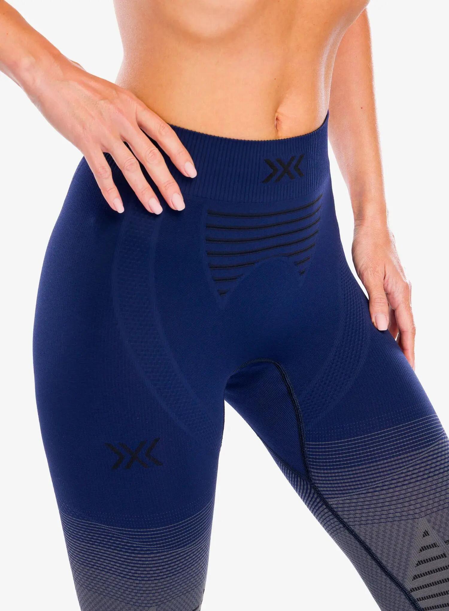 Pantalón largo X-Bionic Invent Graphics Azul/Gris, Mujer 7/7