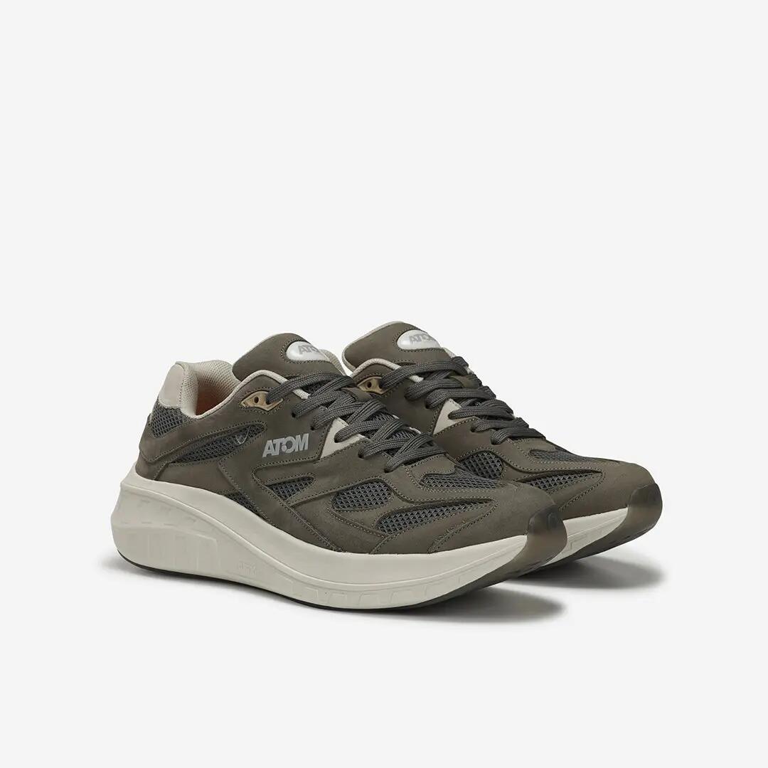 Scarpa Sportiva  Uomo  ATOM AT199 SPEED-GP NOBUCK RIVER FOREST 5/7