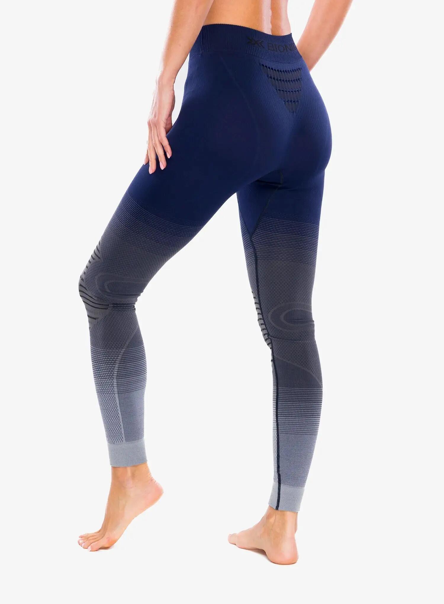 Pantalón largo X-Bionic Invent Graphics Azul/Gris, Mujer 4/7