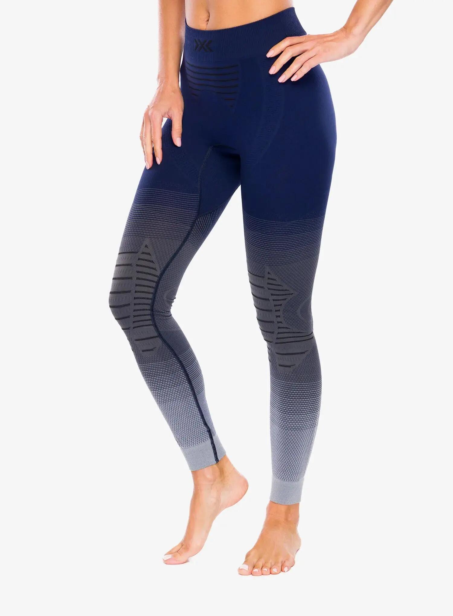 Pantalón largo X-Bionic Invent Graphics Azul/Gris, Mujer 3/7