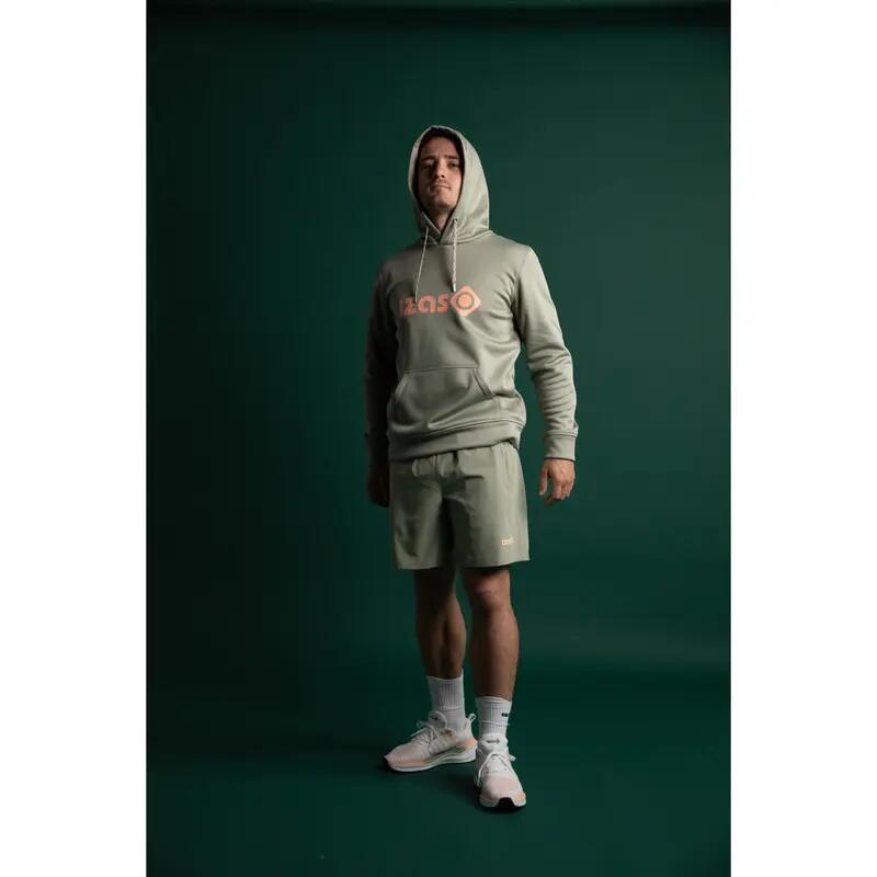 Heren sweatshirt DUERO M V4 met verstelbare capuchon, logo en kangoeroezak 7/8