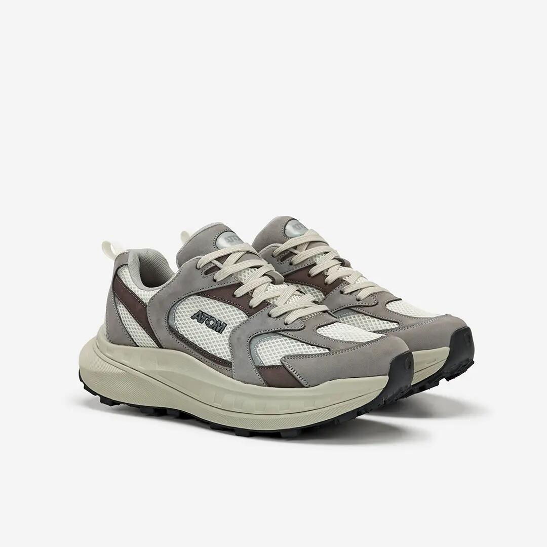 Scarpa Sportiva  Uomo Mesh ATOM AT197 VENTURE-MAX NOBUCK CRYSTAL SATIN 6/7