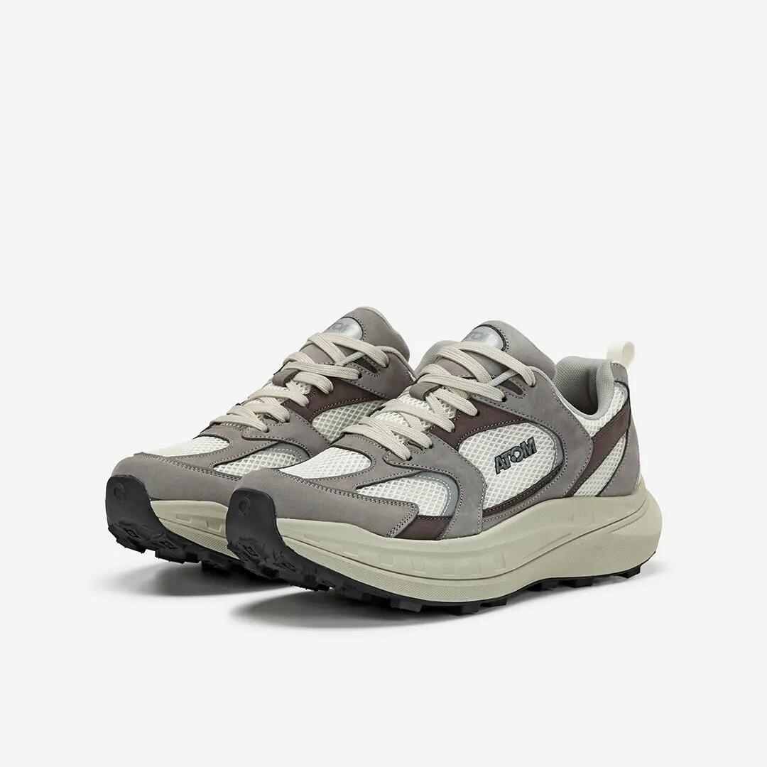 Scarpa Sportiva  Uomo Mesh ATOM AT197 VENTURE-MAX NOBUCK CRYSTAL SATIN 5/7