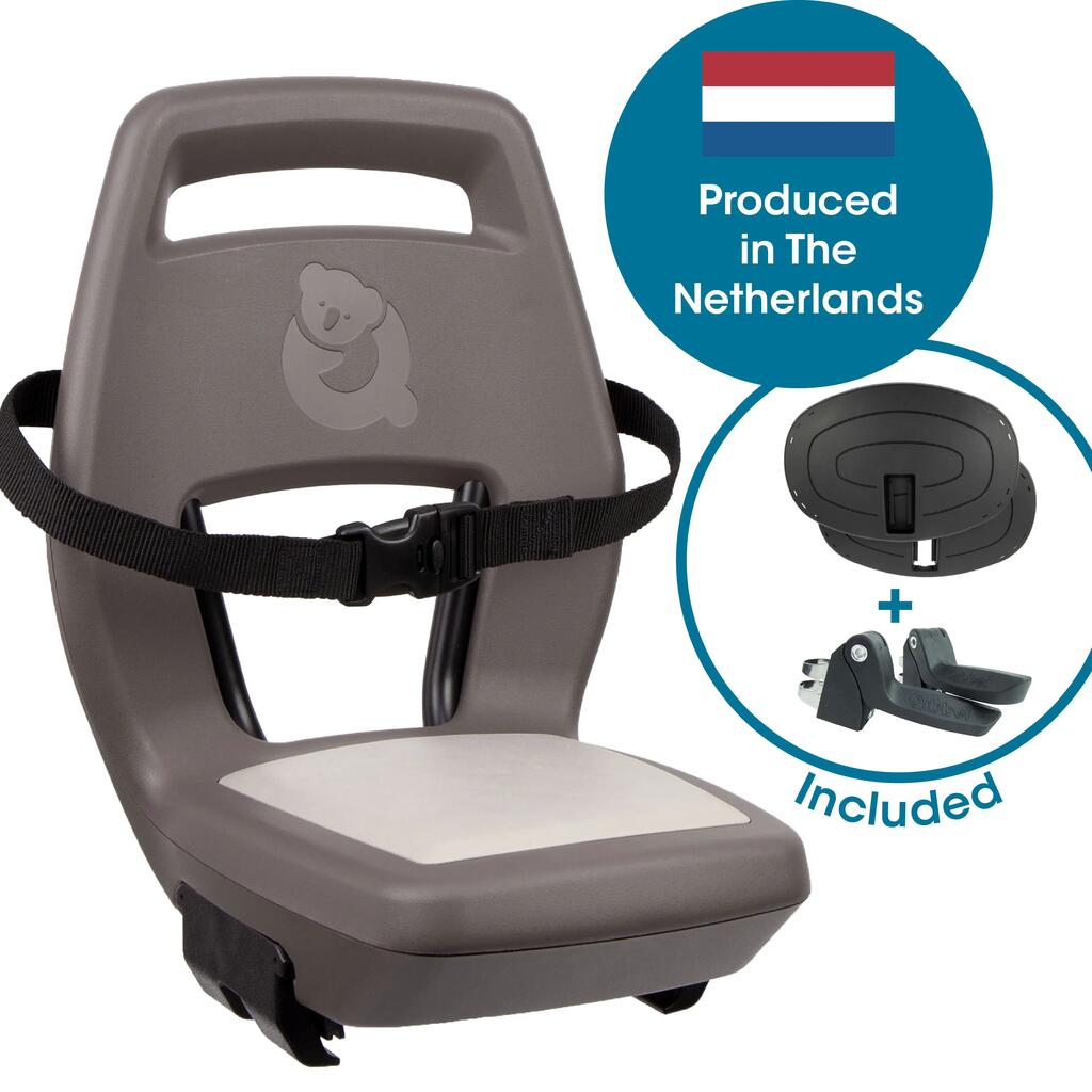 Qibbel Junior 6+ Hazel Brown rear child bike seat