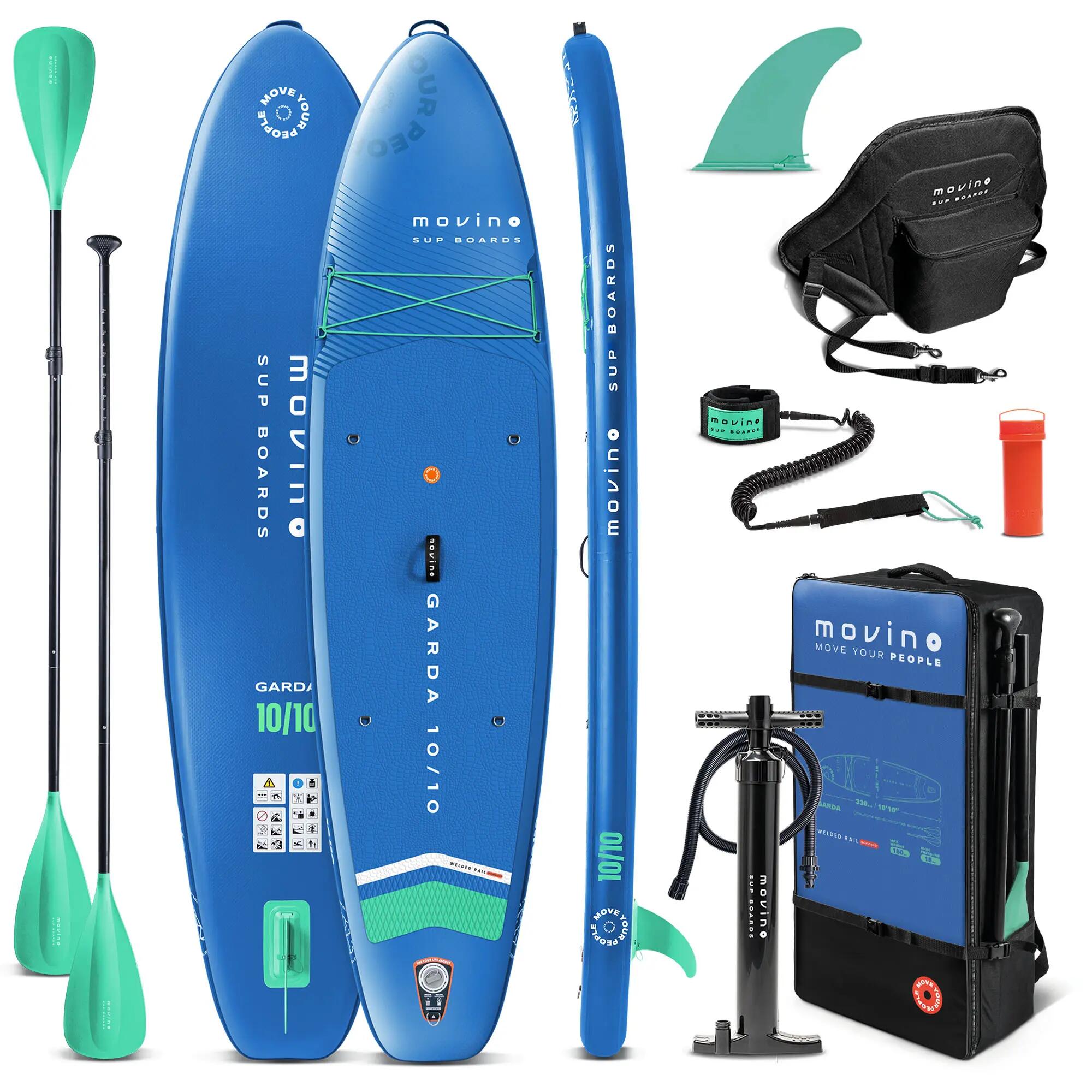 Gelast opblaasbaar SUP-board Garda BM (330 cm) met 2-in-1 kajakfunctie 1/8