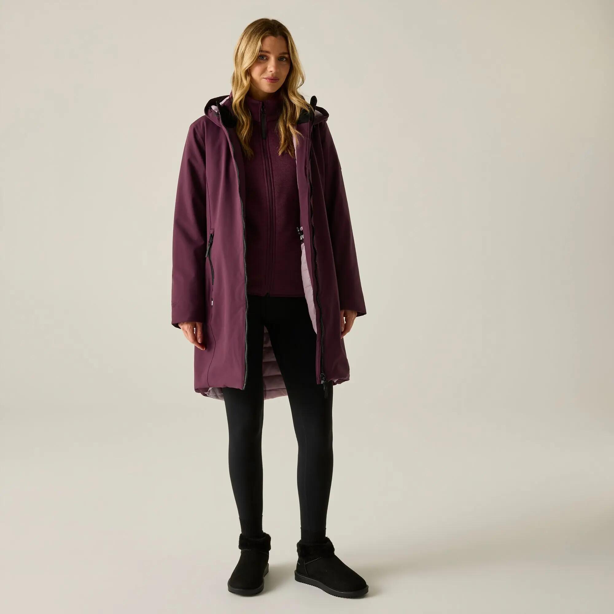 Dames Marron waterdicht geïsoleerd jasje 3/13
