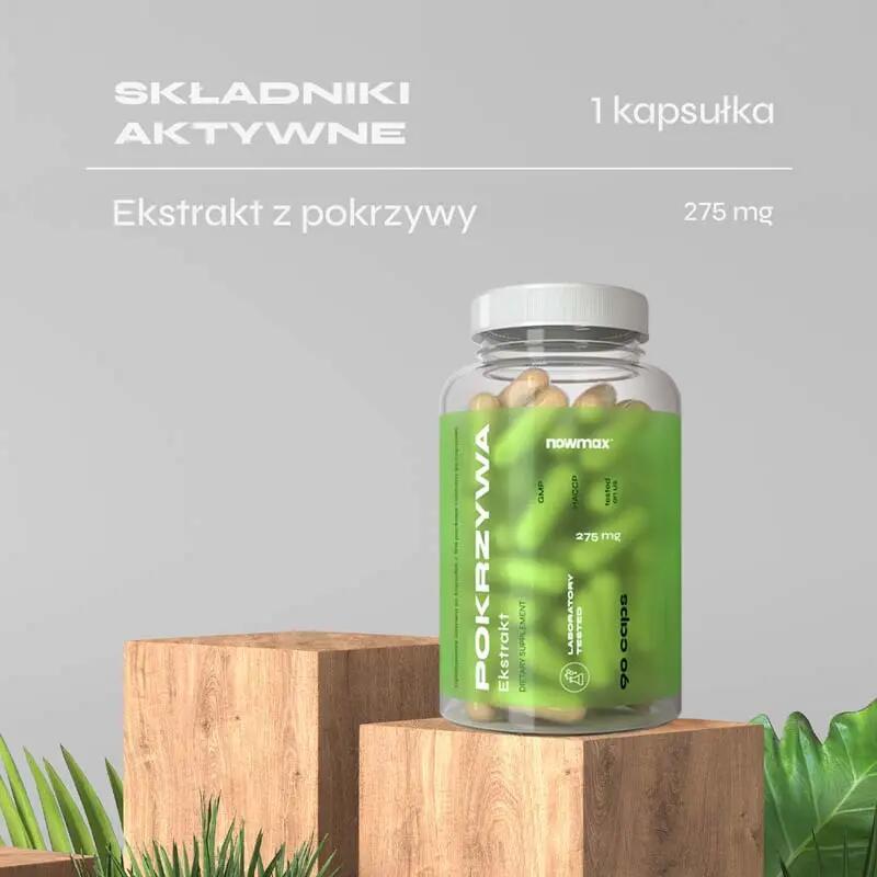 nowmax® Pokrzywa ekstrakt 90 kaps 3/3