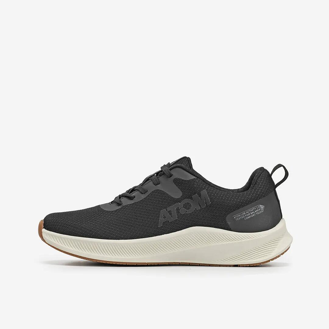 Scarpa Sportiva  Uomo Mesh ATOM AT126 ACTIVITY BLACK WHITE 4/7