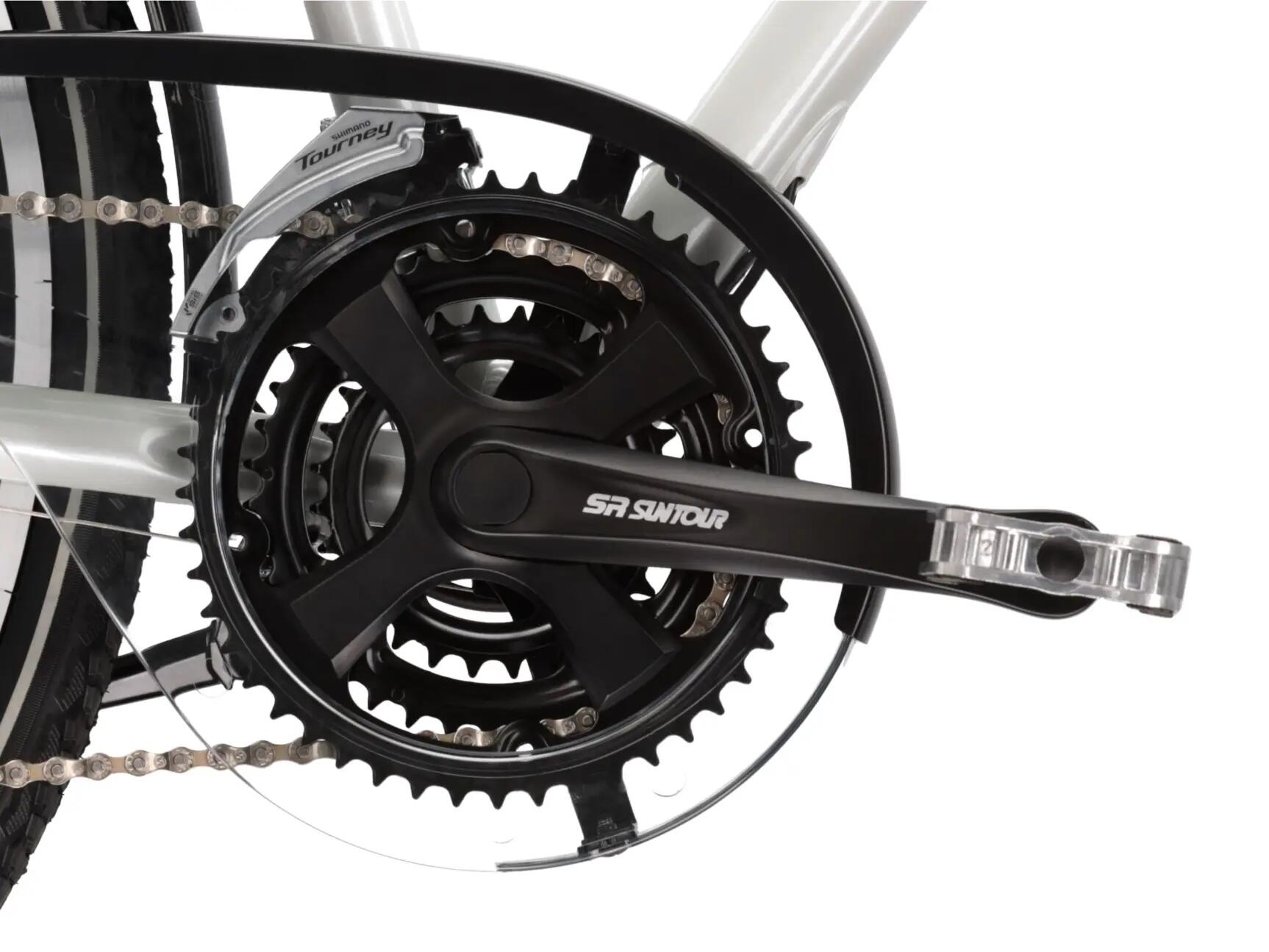 Kross Trans 4.0 M 28 L(21") rower perłowy/czarny połysk 5/7