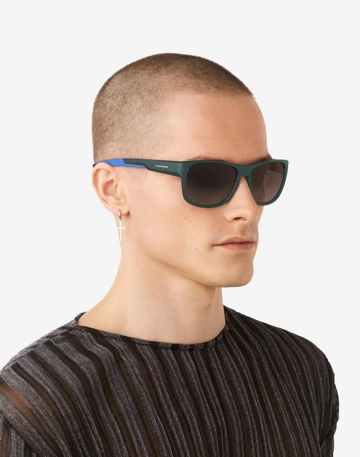 HAWKERS - Lunettes de soleil pour Homme et Femme tempête sarcelle noire - GRIP 8/8