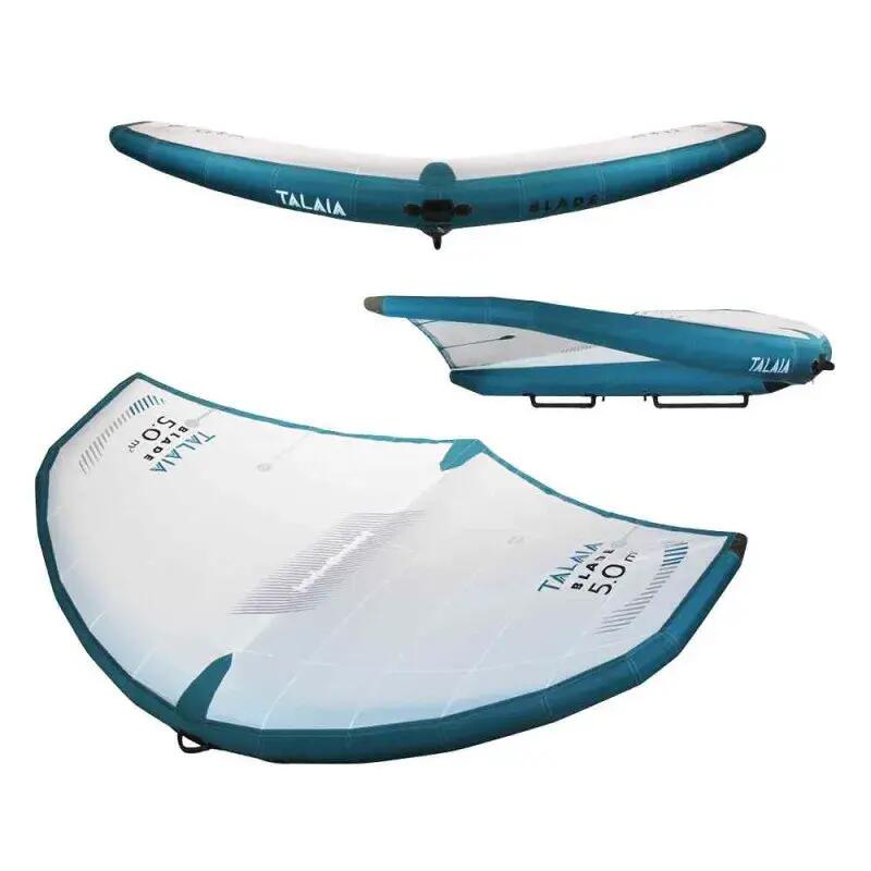 Pack Wingsup insuflável WOW Beacher 12.0 + Asa de wingfoil Talaia Blade 5 m² 3/12