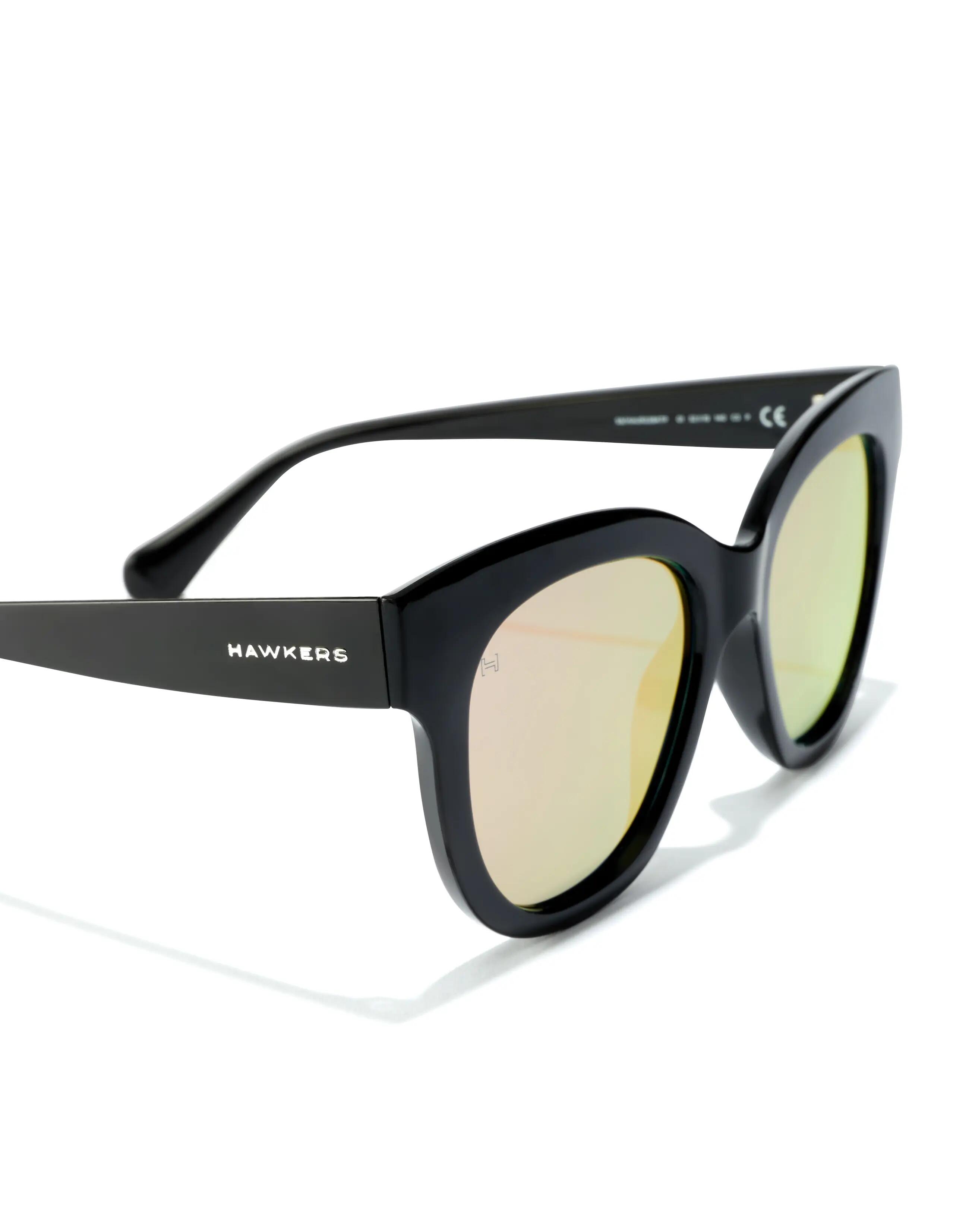 HAWKERS Óculos de sol para Homen e Mulhere POLARIZED BLACK ROSE GOLD AUDREY RAW 4/6