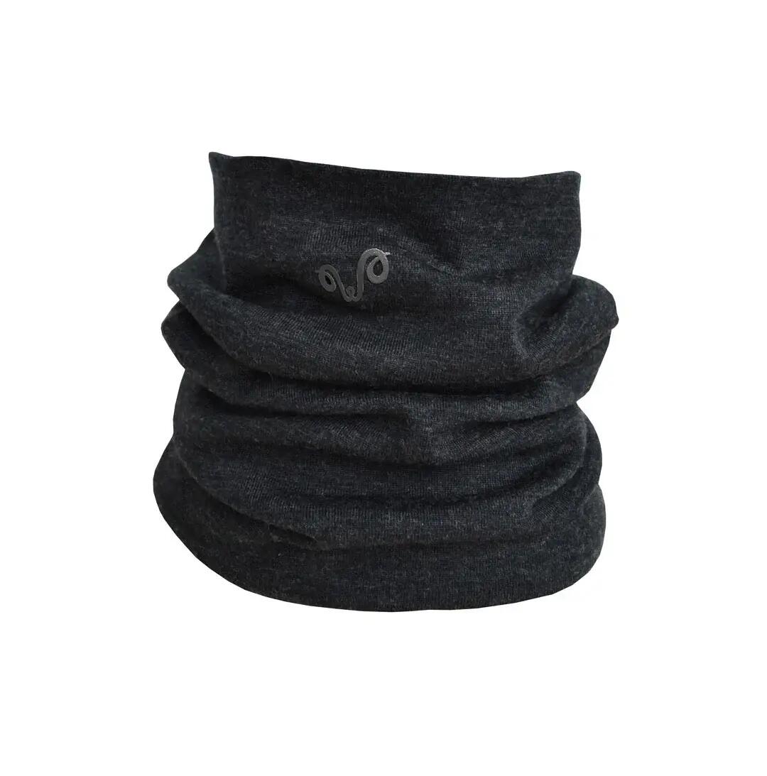 Komin trekkingowy 100% wełna merino (195 g/m²) Antrasit 2/2