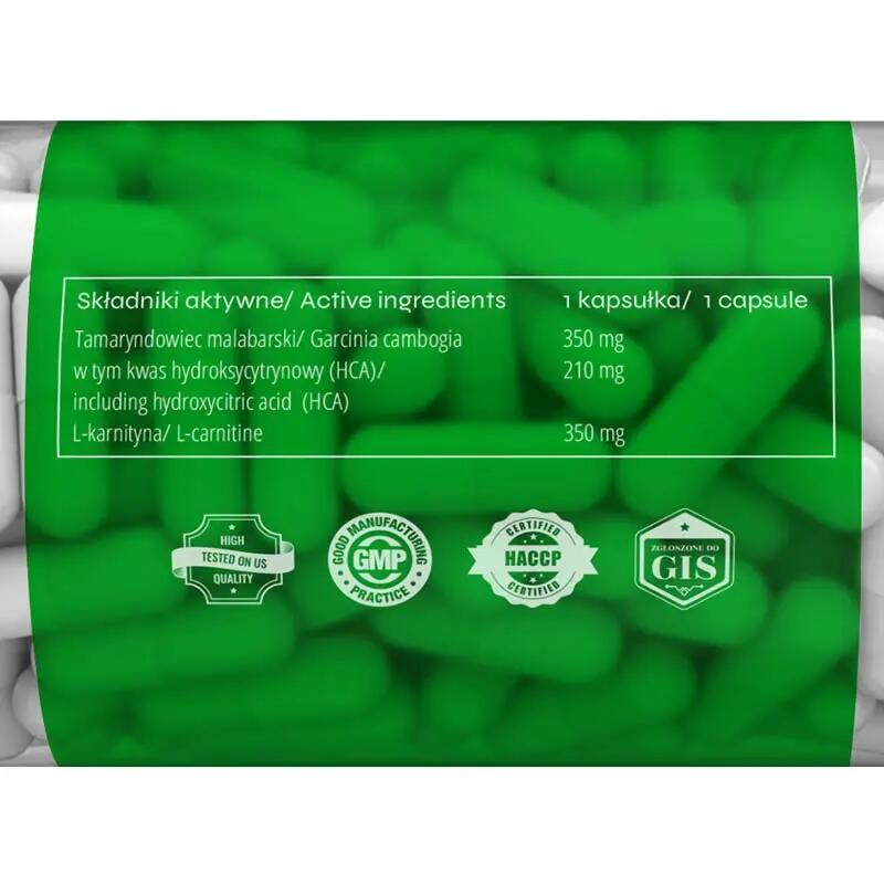 nowmax® HCA Garcinia Cambogia 5:1 + Carnitine 100 kaps 2/2