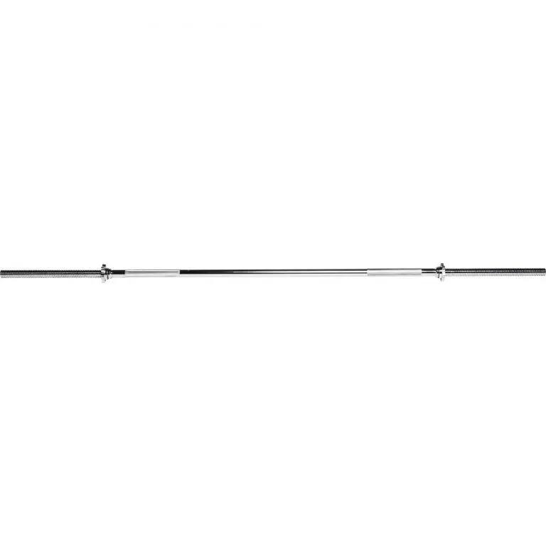 Langhantelstange Chrom 200 cm mit Sternverschluss 3/7