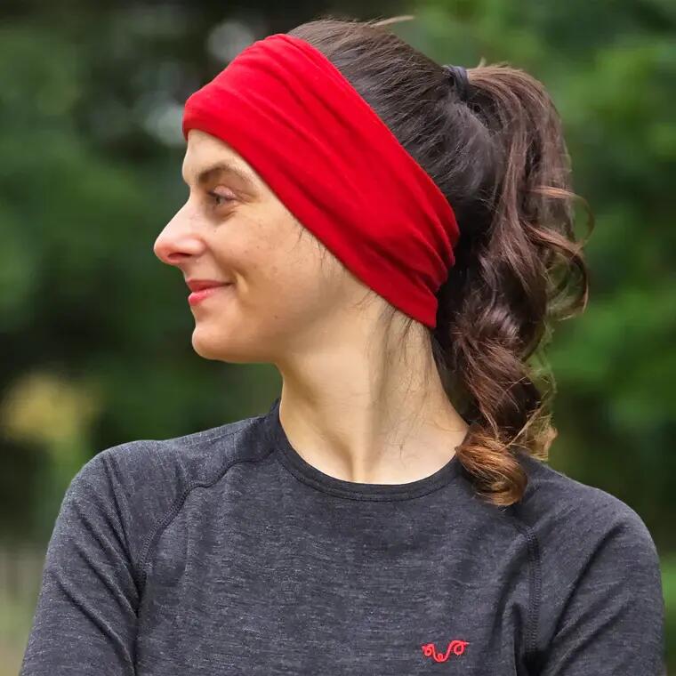 Komin na szyję trekkingowy wielofunkcyjny Woolona Merino 4/4