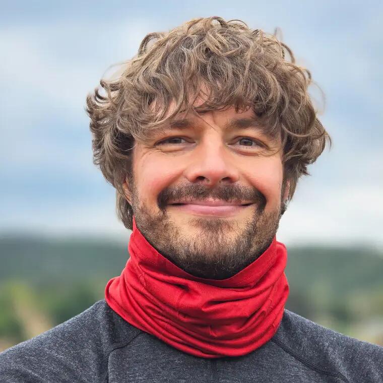 Komin na szyję trekkingowy wielofunkcyjny Woolona Merino 2/4