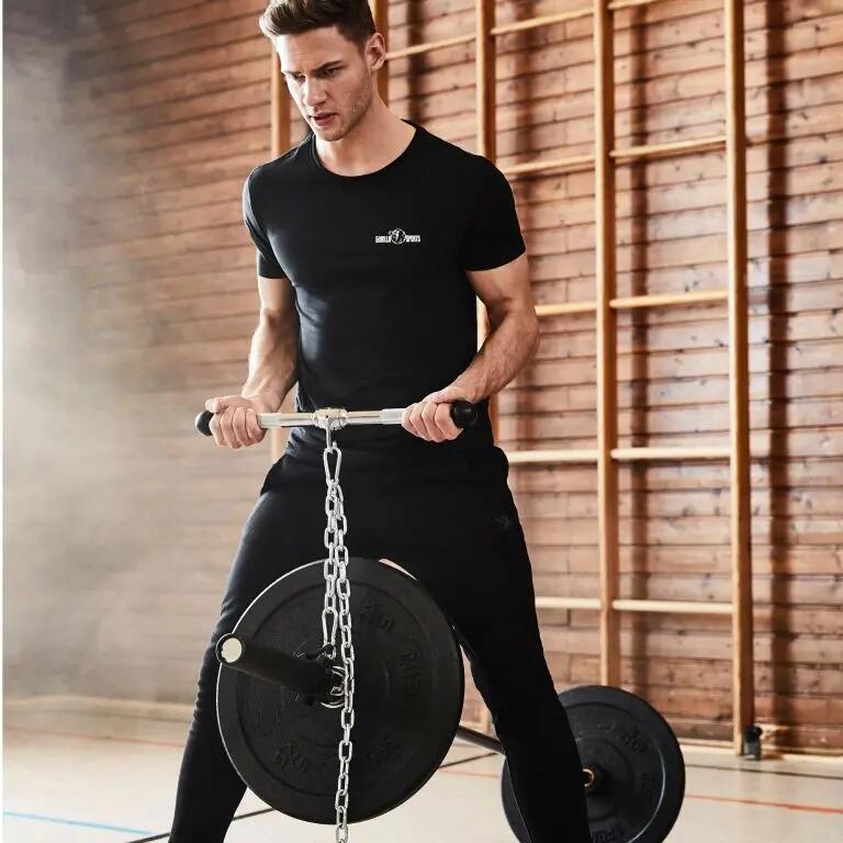 Triceps - Biceps Stang - Anti-slip - Fitness stang - Krachtstation 2/6