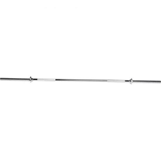 Langhantelstange Chrom 180 cm mit Sternverschluss