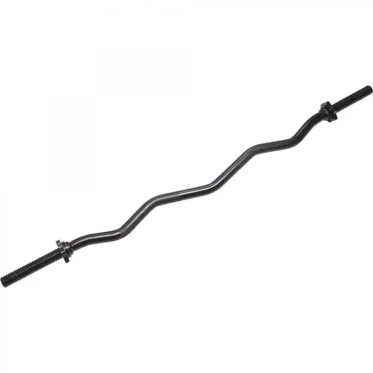Barra curl GORILLA SPORTS 30 mm cromata 120 cm, impugnatura antiscivolo 3/7