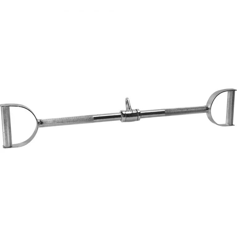 BARRE DE TRACTION DROITE AVEC ARTICULATION PIVOTANTE | ACCESSOIRE MUSCULATION 2/7