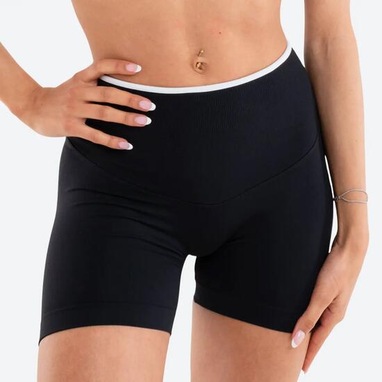 Shorts sportivi Donna fitness Eclettika seamless push-up Malva