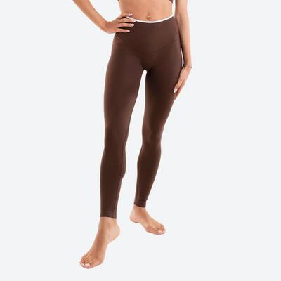 Leggings sportivi Donna fitness Eclettika seamless push-up Malva