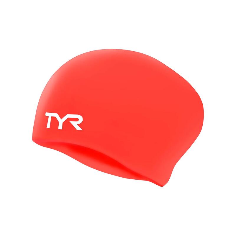 Bonnet de bain silicone cheveux longs TYR adulte