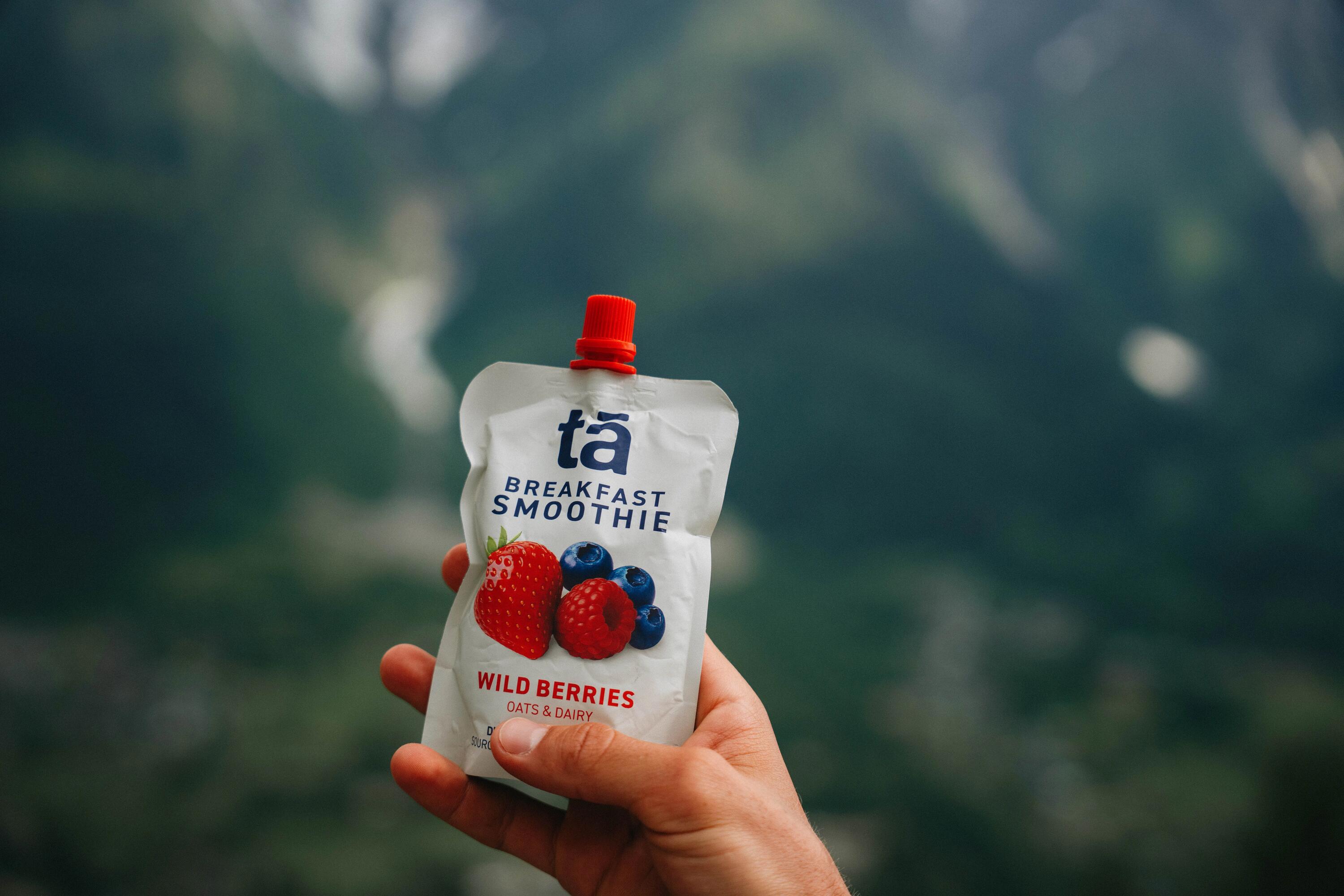 TA Energy Ontbijt Smoothie 6x150g 100% Natuurlijk Bosvruchten 2/5
