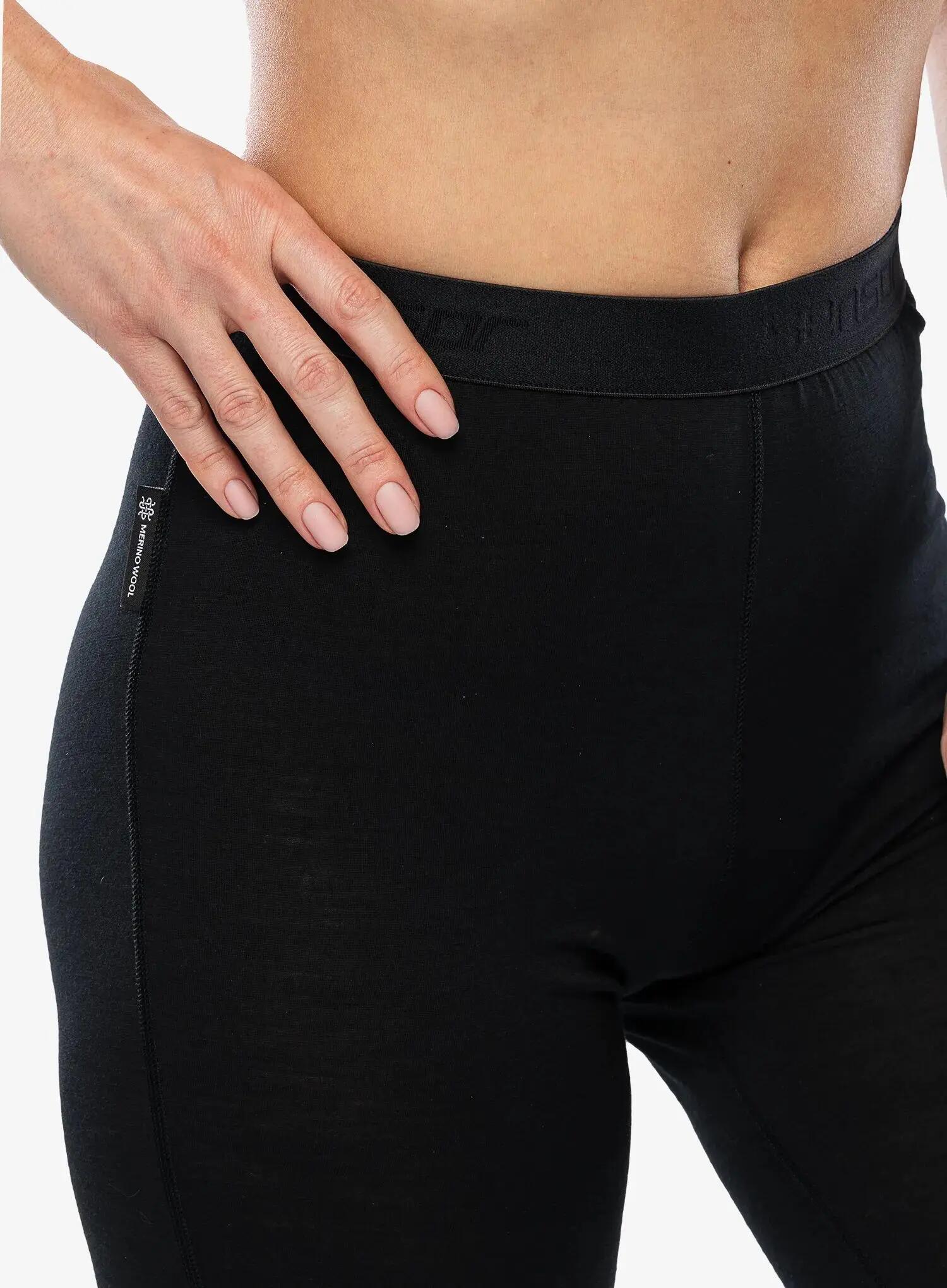 SENSOR Termoaktywne getry damskie MERINO ACTIVE-L-Czarny 6/6