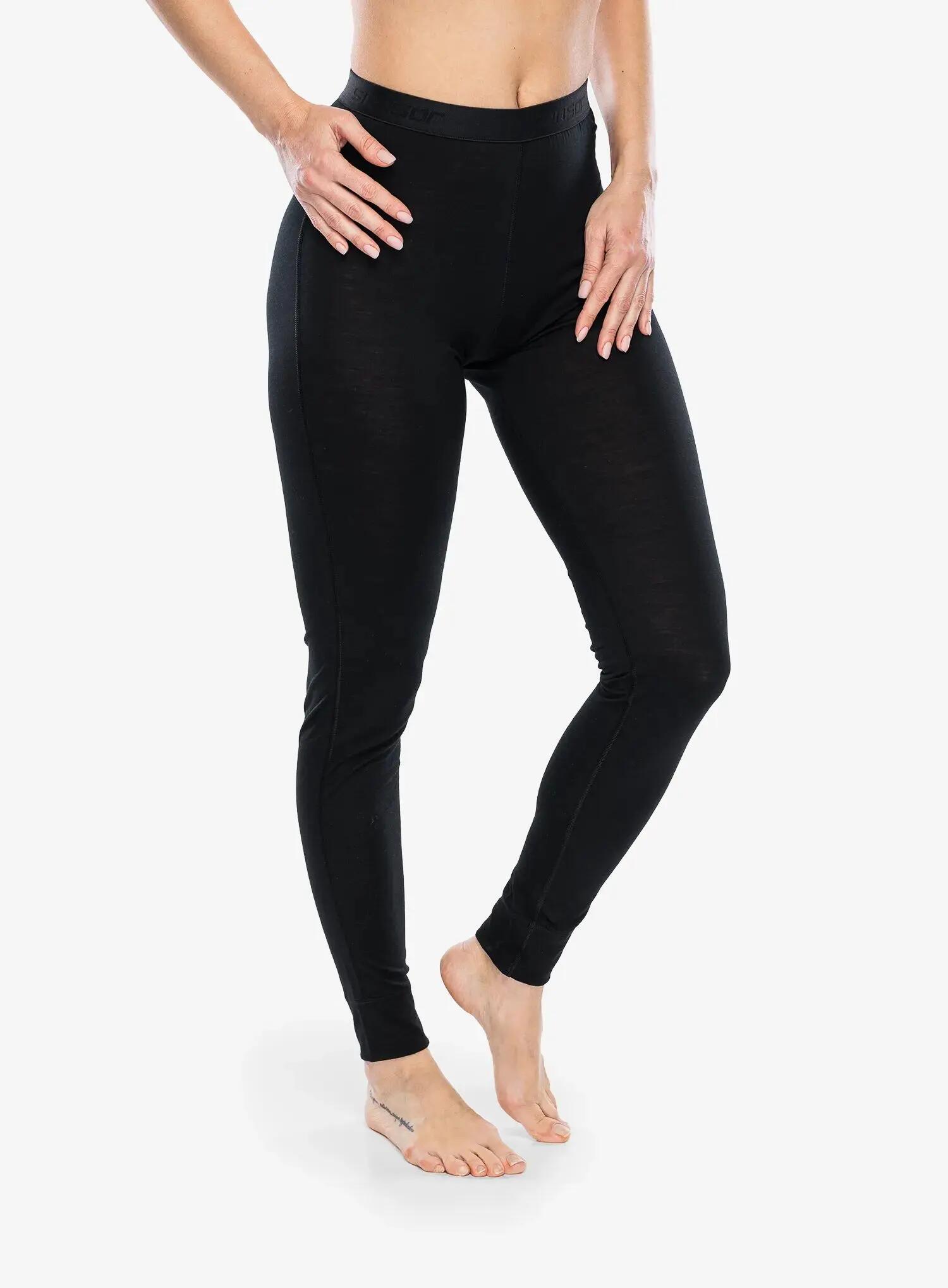 SENSOR Termoaktywne getry damskie MERINO ACTIVE-L-Czarny 5/6