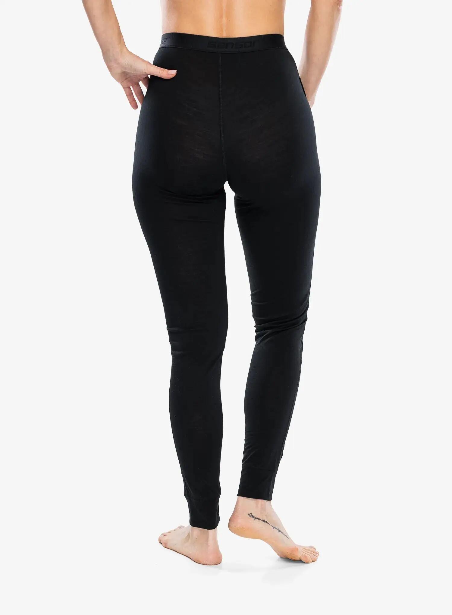 SENSOR Termoaktywne getry damskie MERINO ACTIVE-L-Czarny 2/6